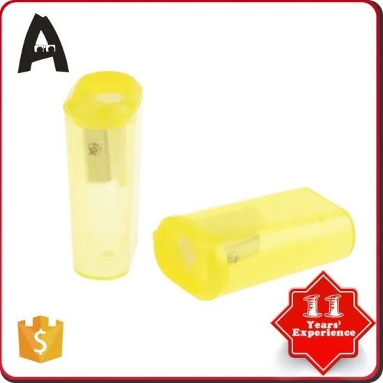 With quality warrantee factory supply rugby shaped pencil sharpener