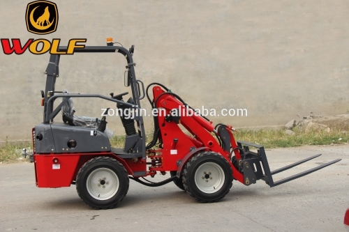 Articulated chinese mini wheel loader with machine parts