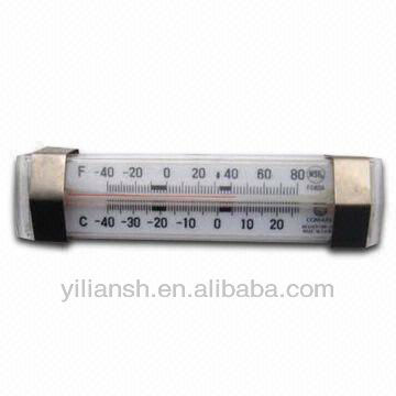 High Quality Plastic Freezer Thermometer with Stainless steel clip