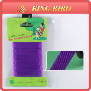 boutique purple polyester ribbon for DIY accessories