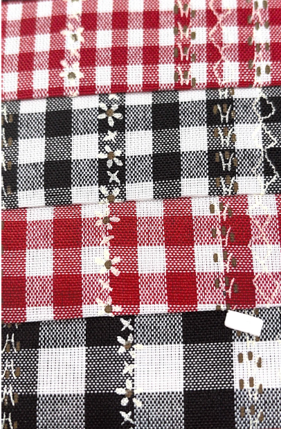 Polyester Oxford Plaid