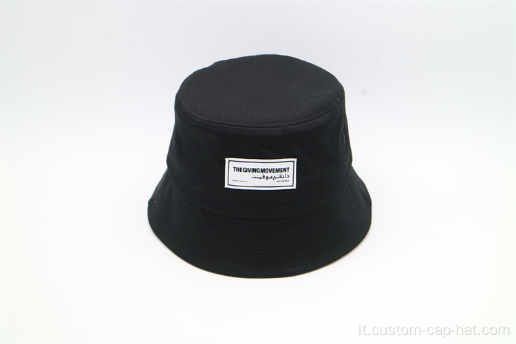 Cappello da pesca in poliestere nero 100% all'ingrosso