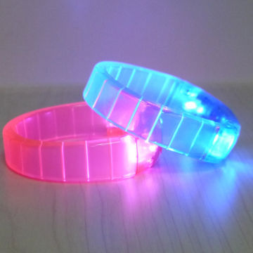 Intelligent sound activated LED bracelet for sale