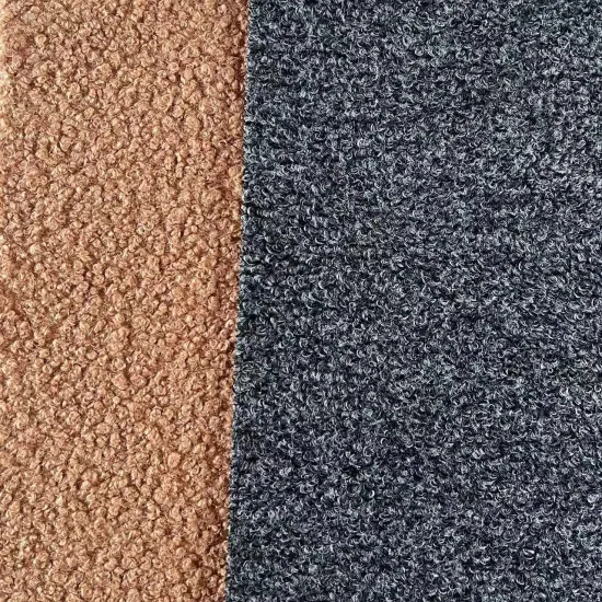 Knitted 100% polyester boulce fabric