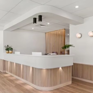 Luxury Commercial Furniture with LED Lights for Offices, Restaurants, and Bars