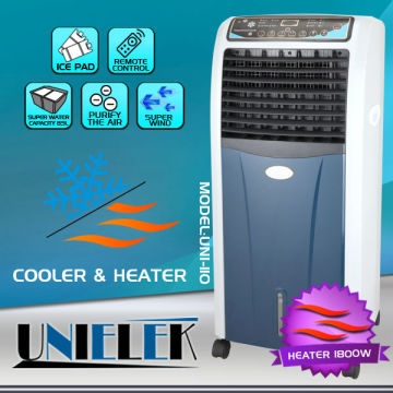 Room air cooler and heater humidifier blower fan instant cooler fan cooling bladeless fan