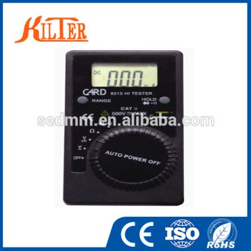Low Battery Indication KT-8215 card digital multimeter with high quality