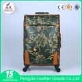 4 पहियों चिकना मुलायम विंटेज शैली सूटकेस