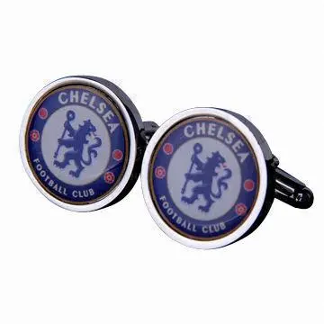 CHELSEA Football Club Cufflinks, Made of Brass