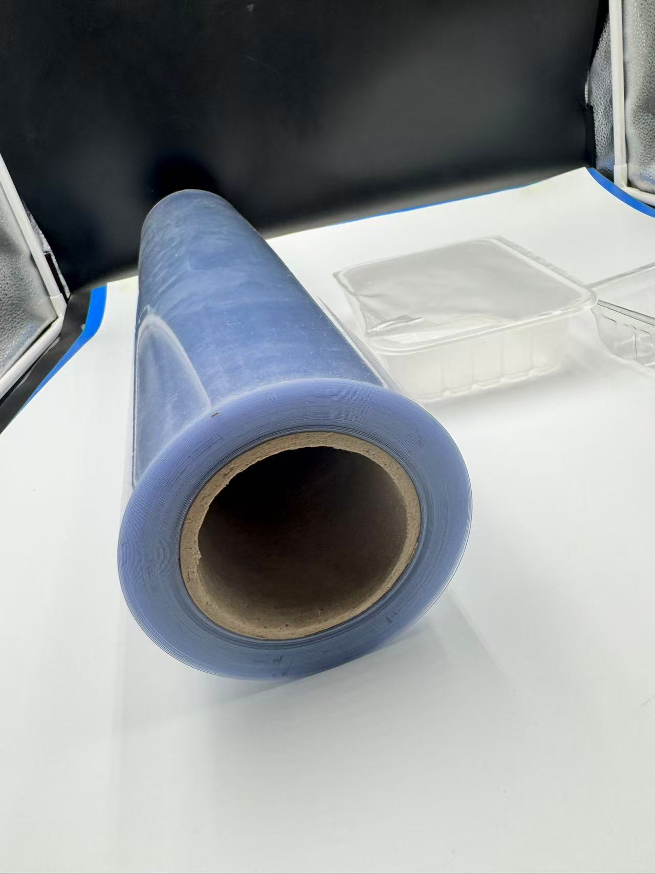 Transparent PVC film food packaging
