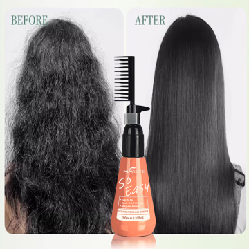 Professional Smooth Hair Straightening Lotion & Permanent Hair Relaxer Cream