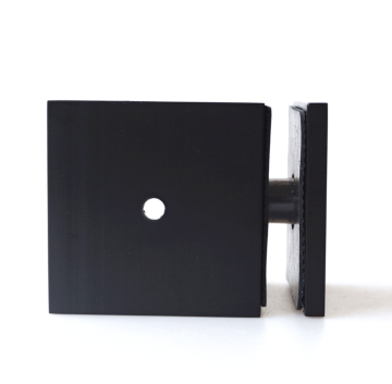 Brass glass corner clamps for glass doors
