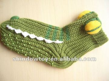 girls room socks cute and lively crocodile shape socks