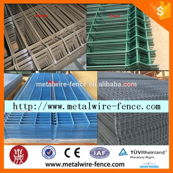 PVC coated triangle wire mesh fencing