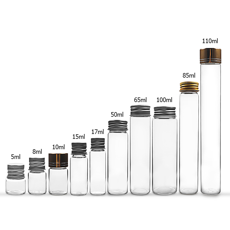 Glass Test Tubes With Caps