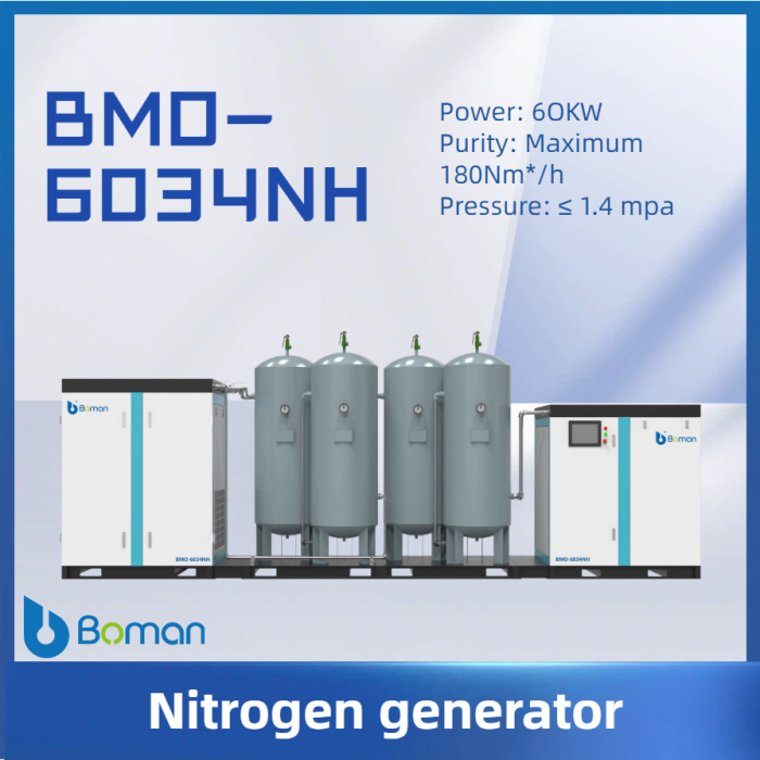 Système générateur d'azote laser Boman BMO 6034NH