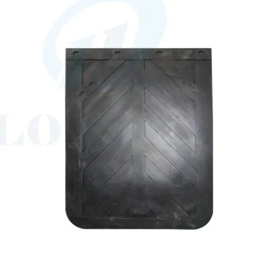 Custom Factory America Semi Truck 24x30 Inch Black Polymer Mudflaps