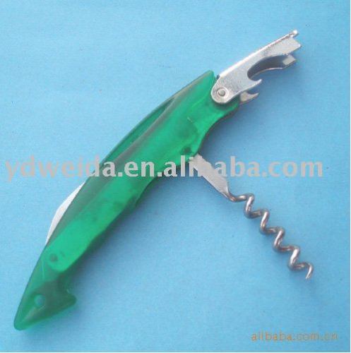 stainless steel corkscrew