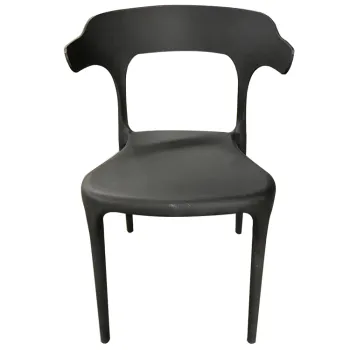 Modern Nordic Stackable Dining Chair in Colorful Polypropylene