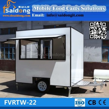 New Customized Design China Mobile Food Cart/ Food Trailer/ Fast Food Trucks