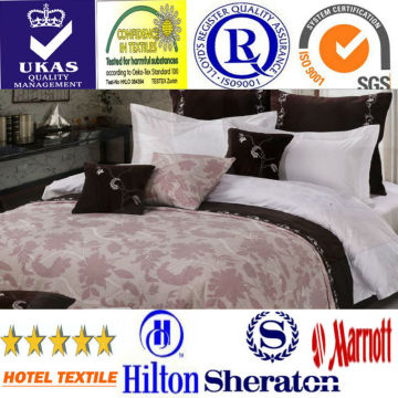 5 star hotel jacquard bed runner