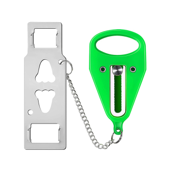 Portable Red Green Blue Security Door Lock