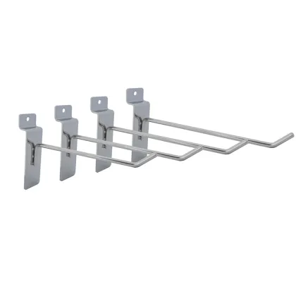 Black Metal Slatwall Hooks for Supermarket Retail Display