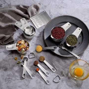 Baking Measuring Cups and Spoons Set for Dry and Liquid Ingredients