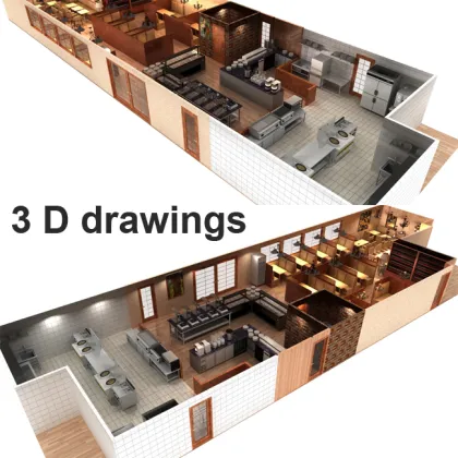 Sweden Robot Restaurant Equipment Supply Kitchen Project