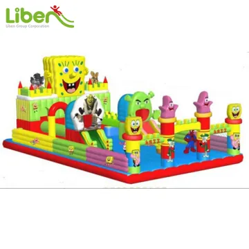 Large inflatable bounce castle for kids