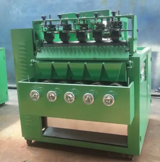 stainless steel wire scourer making machine