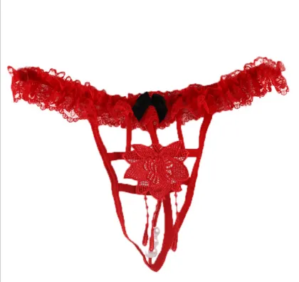 Lace Pearl Low Rise Thong