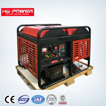 silent portable power 12kw 15 kva 3 phase generator