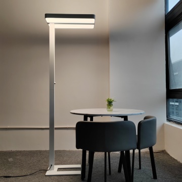 Portable Floor Standing Office Light with Motion Sensor and Daylight Harvesting