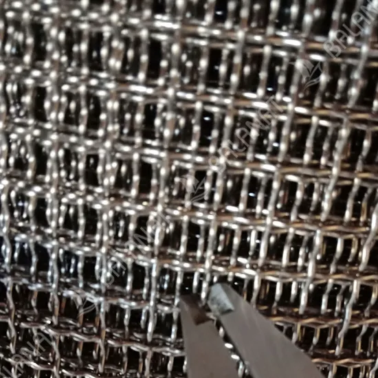 Crimped Wire Mesh Rectangular Slot