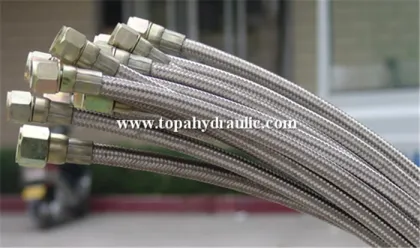 steel reinforced parker gas PTFE hose