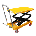 รถบรรทุกแพลตฟอร์ม Scissor Manual Hydraulic