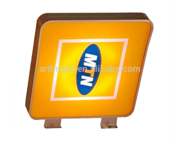 Double sided led waterproof vacuum forming ligh box for outdoor use