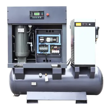 Efficient integrated air compressor pump