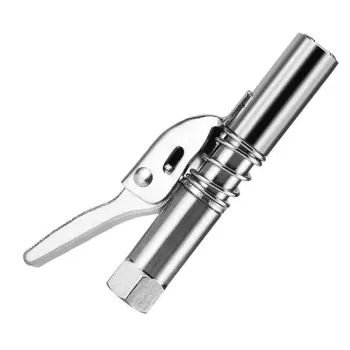Durable Six-Lobed Locking Jaws Grease Gun Nozzle Tip Coupler for Lubricant Injections
