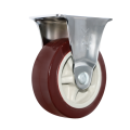 Light Duty Red PU Rigid Casters