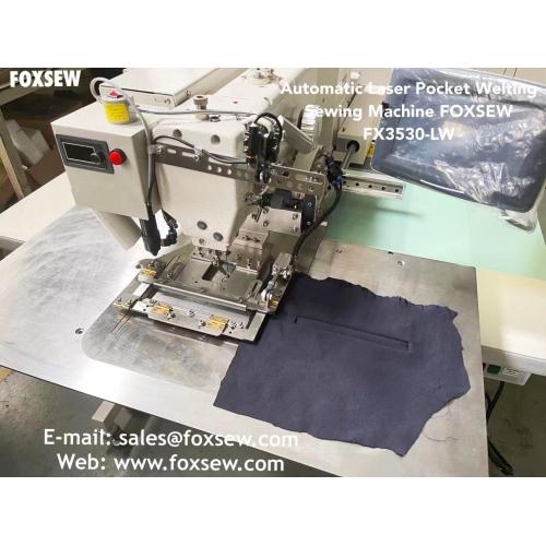 Automatic Laser Pocket Welt Sewing Machine