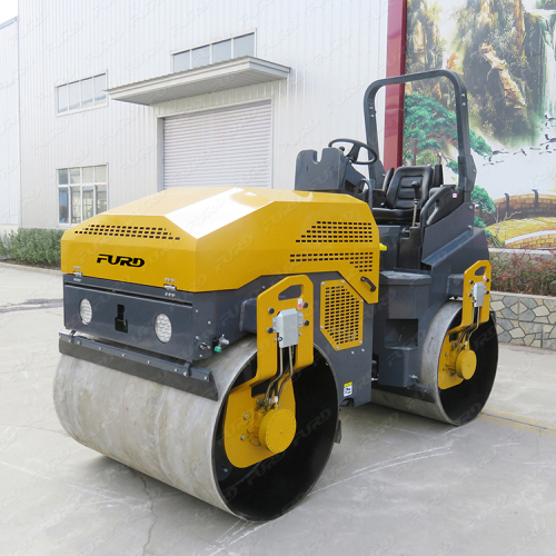 Driving 4 Ton Vibratory Road Roller Full Hydraulic Double Drum Road Roller