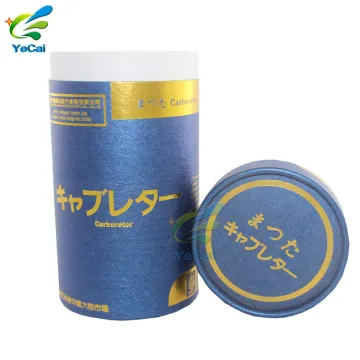 Factory wholesale OEM /ODM fancy waterproof sliver stamping paper tube packaging
