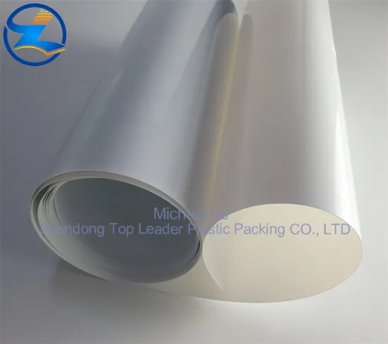 white opaque pvc pvdc duplex film thermoformable