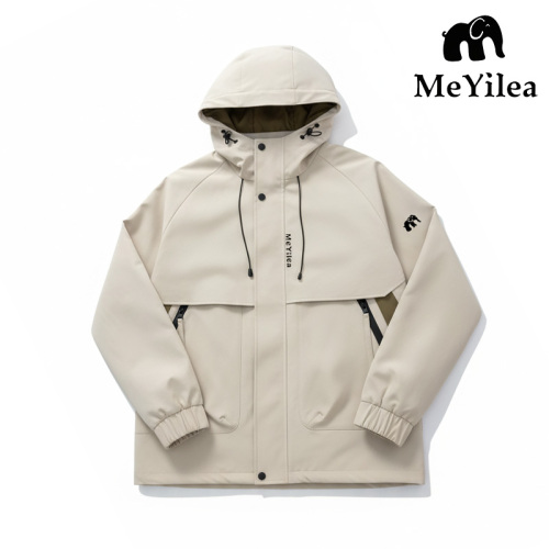 Erkekler Polar Sıcak Kapüşonlu Outdoor Ceket