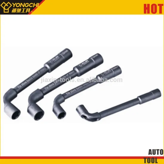 L double open end types of socket spanner wrench