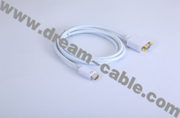 Mini DVI to VGA Male Cable for MacBook (YTX50)