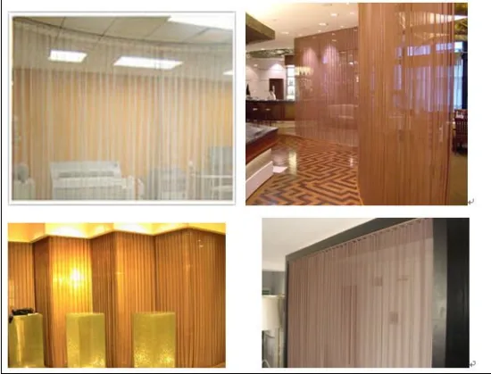 Stainless steel decorative wire mesh for curtain