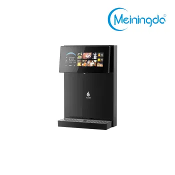 Black wall mounted pipeline water dispenser